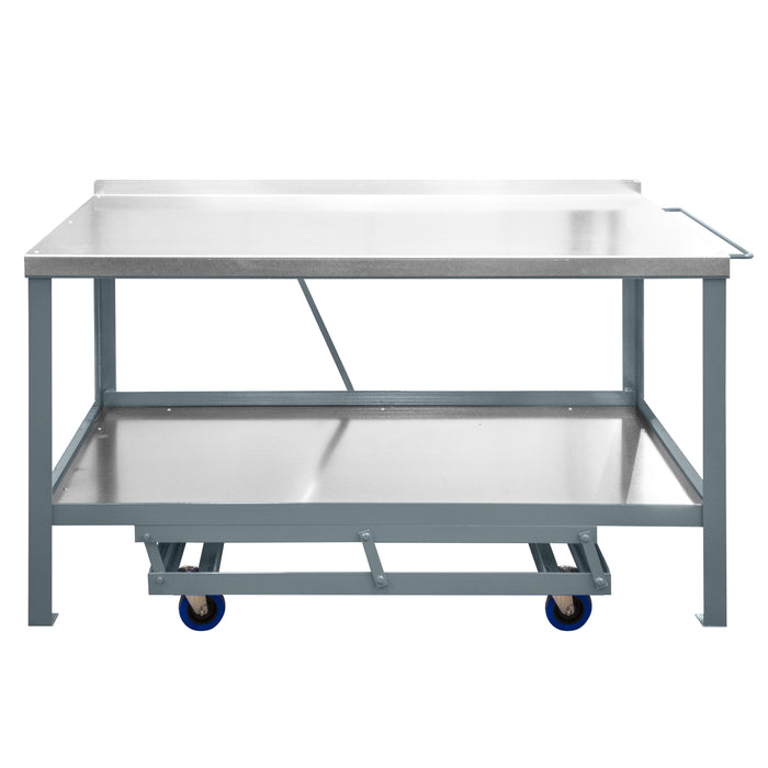 Mobile Workbench With Galvanised Steel Top