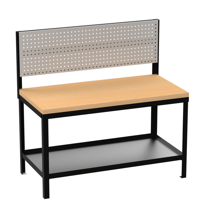 Heavy Duty Workbench | Hard Wood Worktop | Pegboard