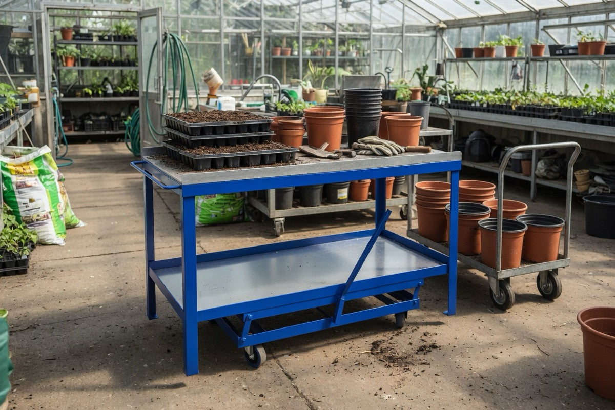 Horticultural workbenches and workshop equipment
