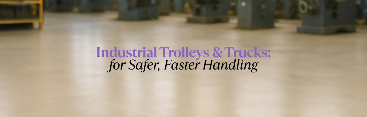 Industrial Trolleys & Trucks: The Unsung Heroes of Material Handling