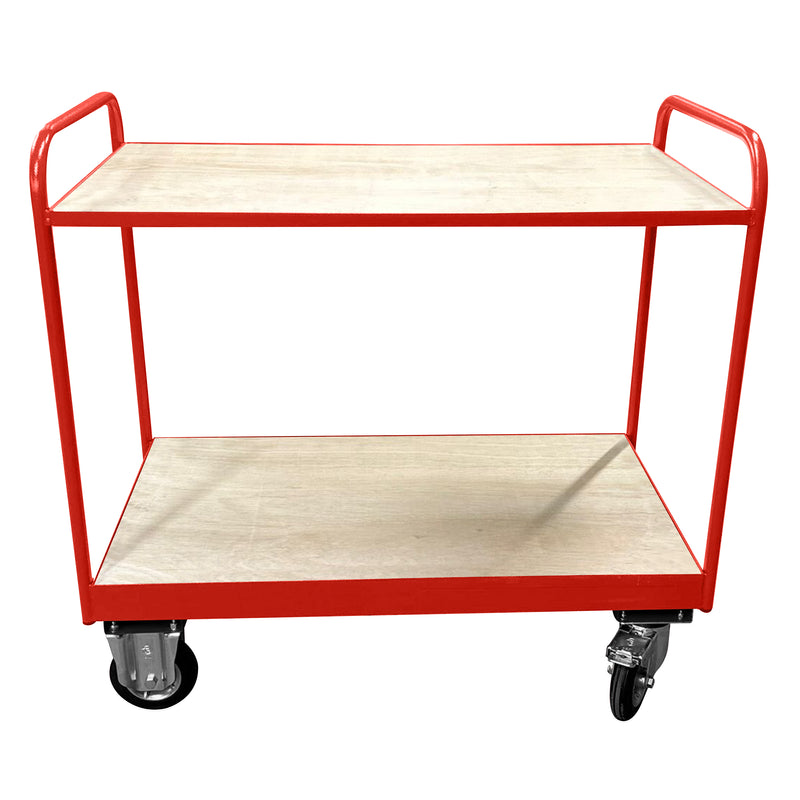 Medium Duty Tray Trolley | Plywood Shelves