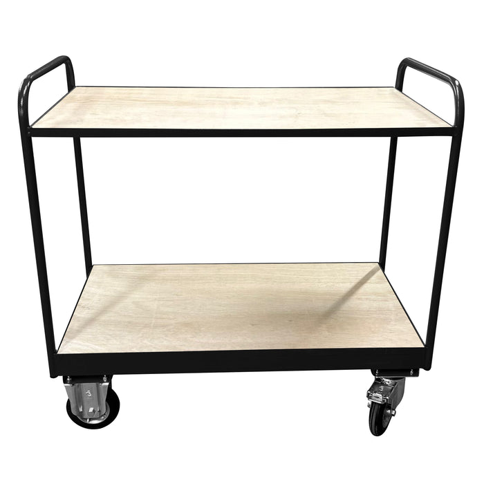 Medium Duty Tray Trolley with Plywood Shelves