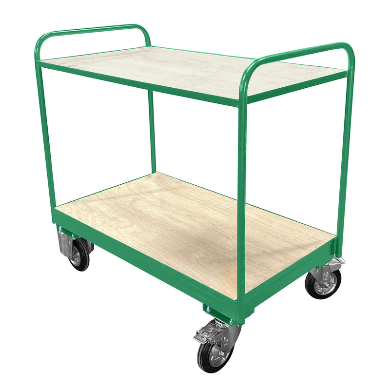 Medium Duty Tray Trolley | Plywood Shelves
