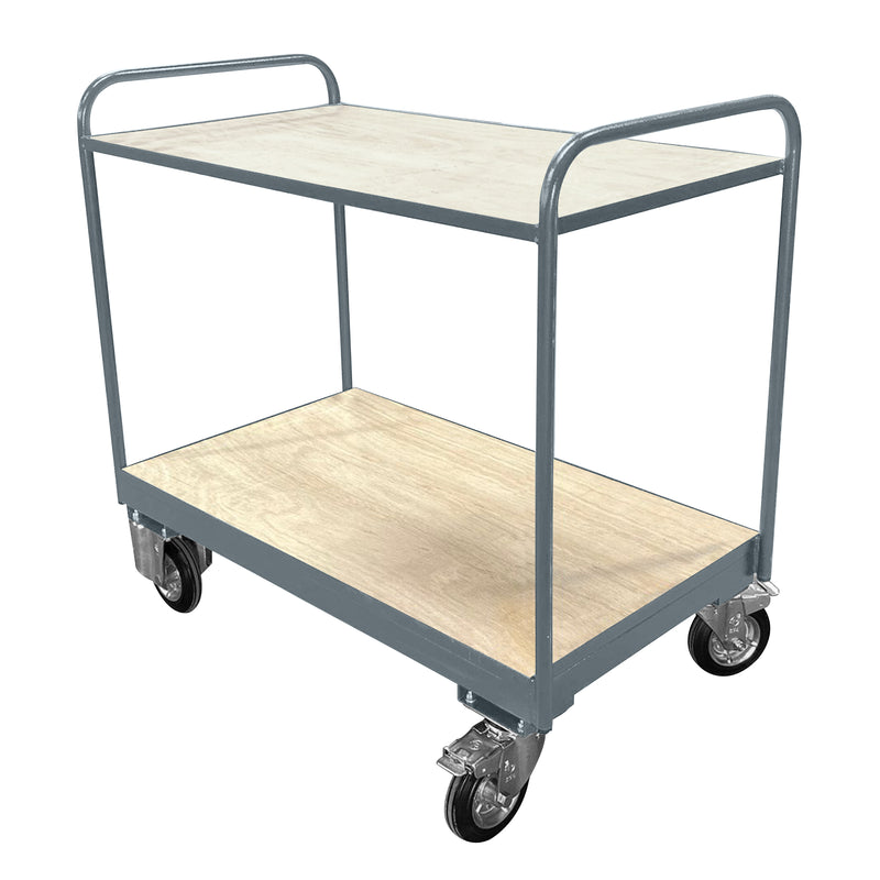Medium Duty Tray Trolley | Plywood Shelves