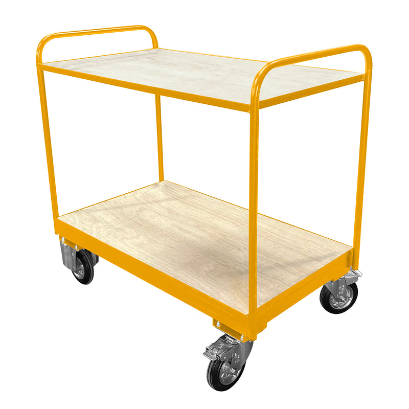 Medium Duty Tray Trolley | Plywood Shelves
