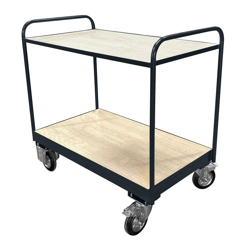 Medium Duty Tray Trolley | Plywood Shelves