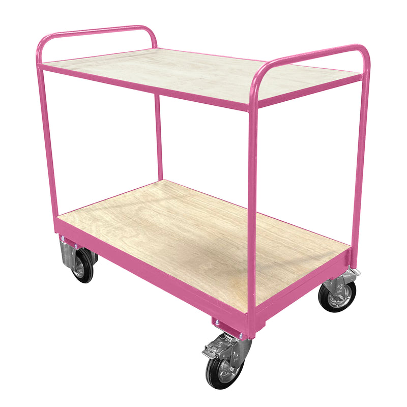 Medium Duty Tray Trolley | Plywood Shelves