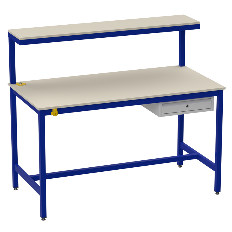 Electronics ESD Workbench-Upper Shelf With Drawer Storage Unit | Anti-Static