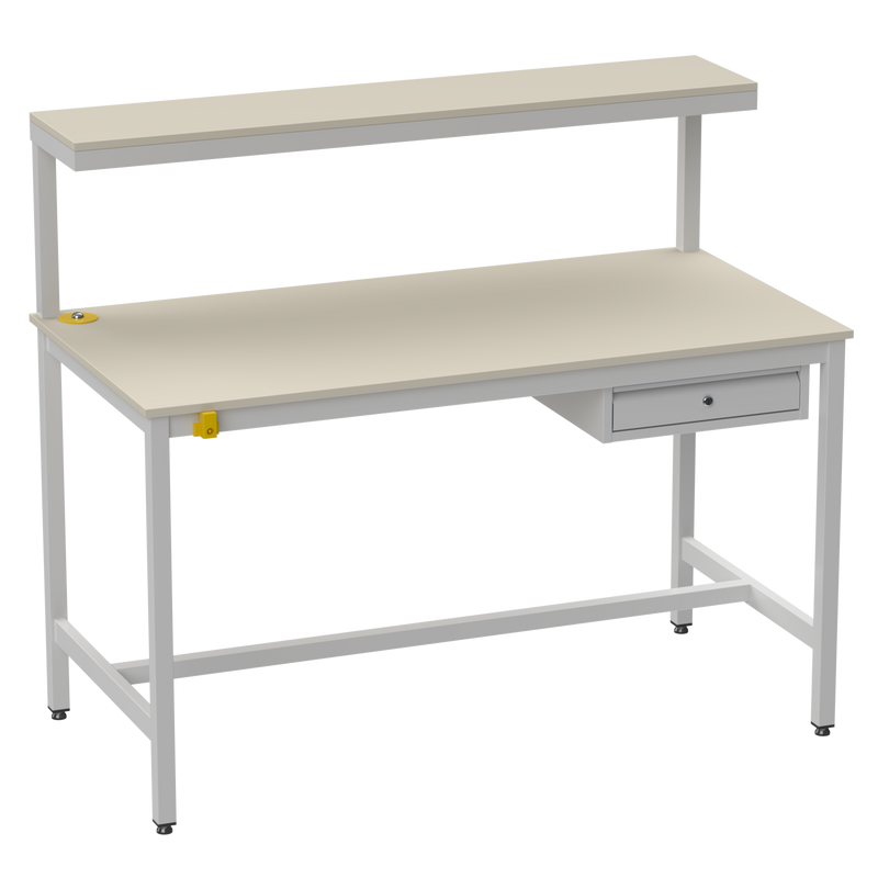 Electronics ESD Workbench-Upper Shelf With Drawer Storage Unit | Anti-Static