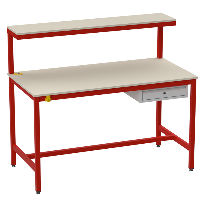 Electronics ESD Workbench-Upper Shelf With Drawer | Anti-Static