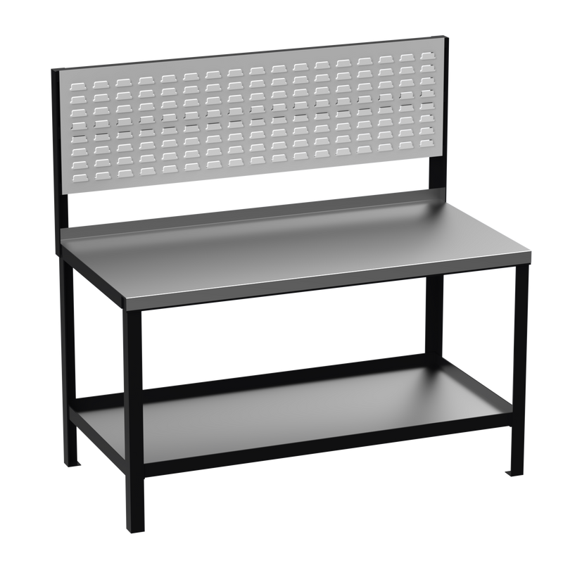 Steel Heavy Duty Workbench | Louvre Panel