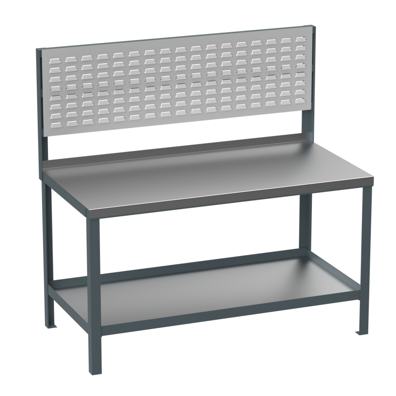 Steel Heavy Duty Workbench | Louvre Panel
