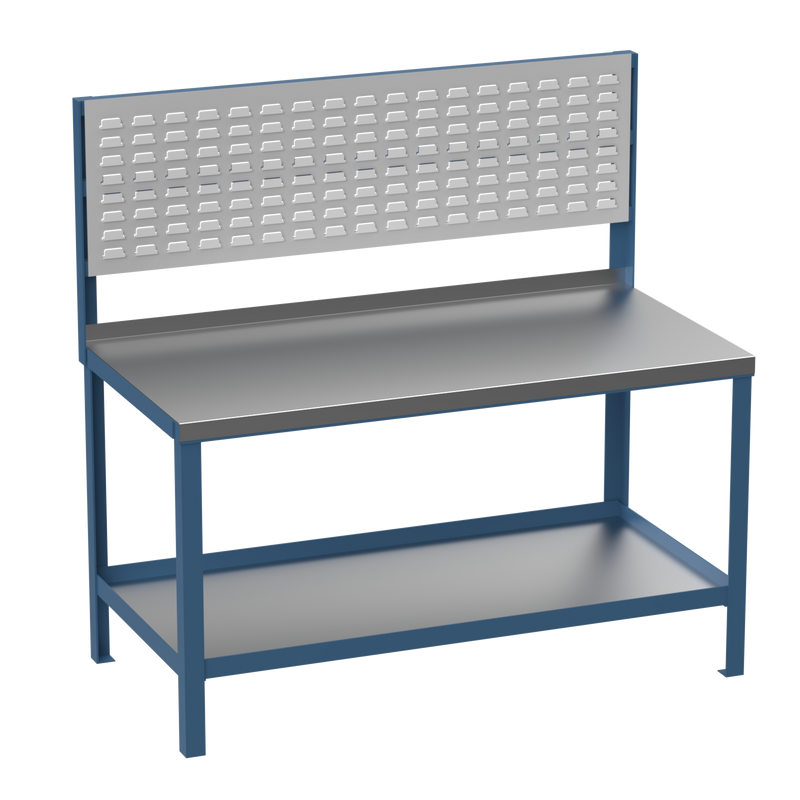 Steel Heavy Duty Workbench | Louvre Panel