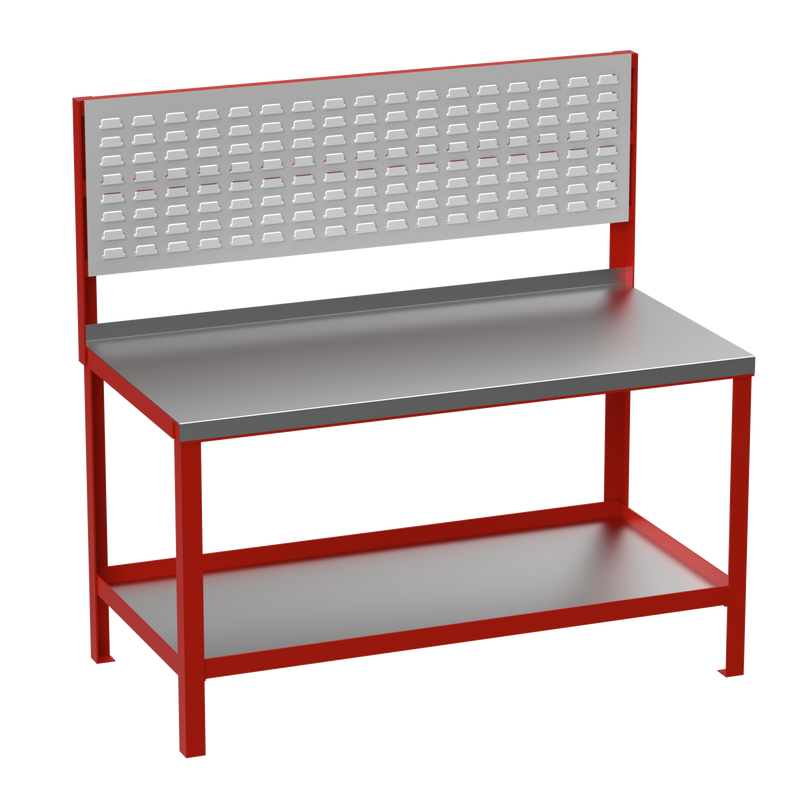 Steel Heavy Duty Workbench | Louvre Panel