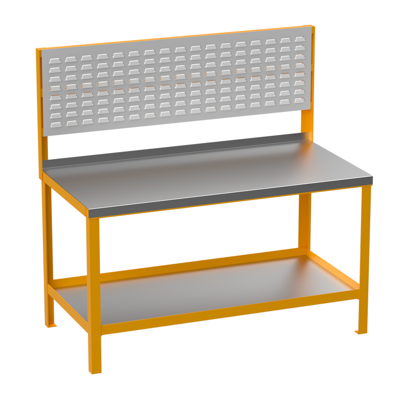 Steel Heavy Duty Workbench | Louvre Panel