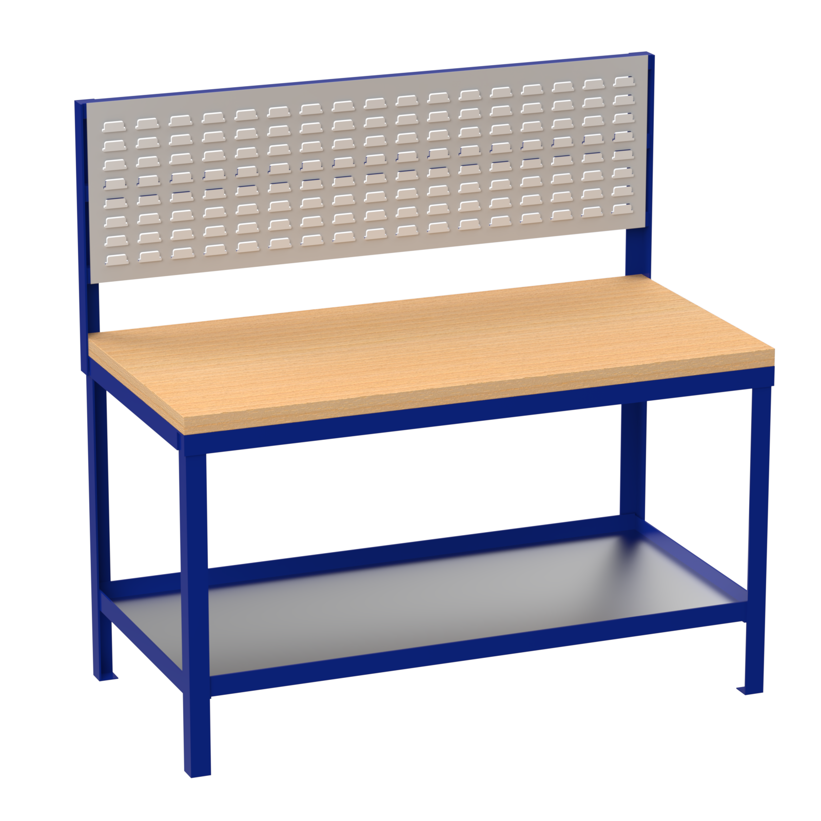Heavy Duty Workbench | Wooden Worktop | Louvre Panel — UK Workbenches