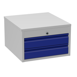 2 Drawer Steel Storage Unit