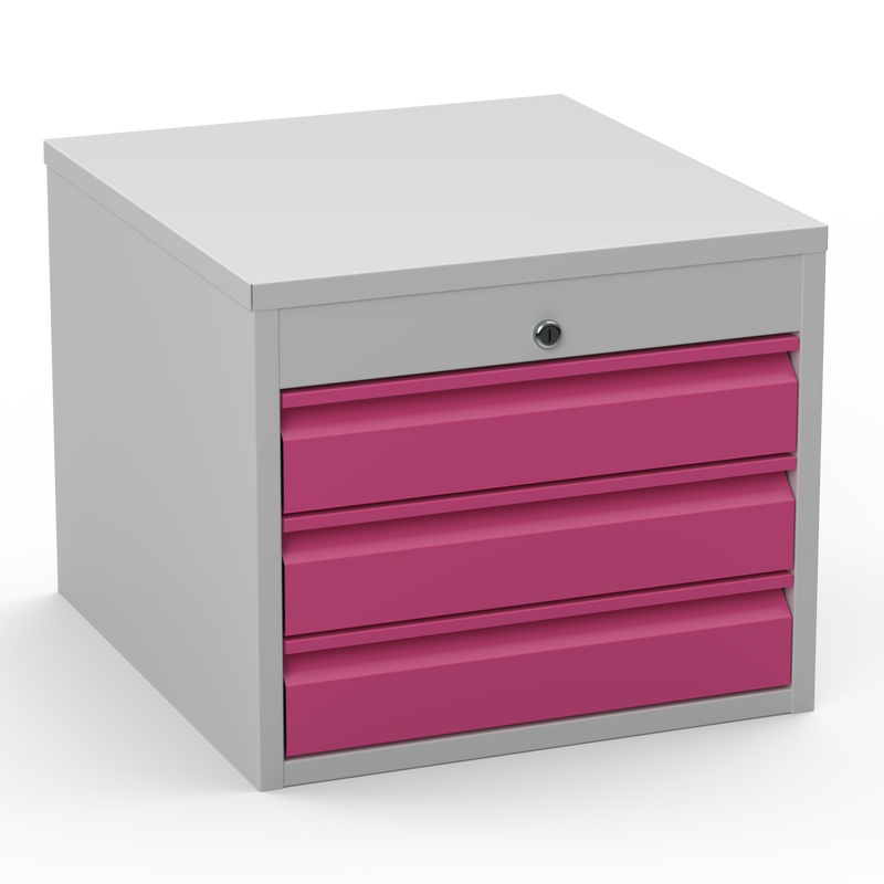 3 Drawer Steel Storage Unit