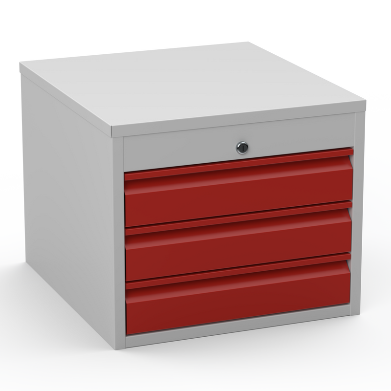 3 Drawer Steel Storage Unit
