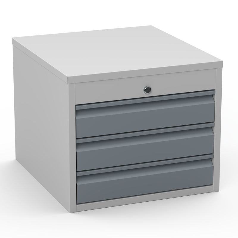 3 Drawer Steel Storage Unit
