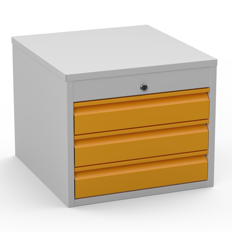 3 Drawer Steel Storage Unit