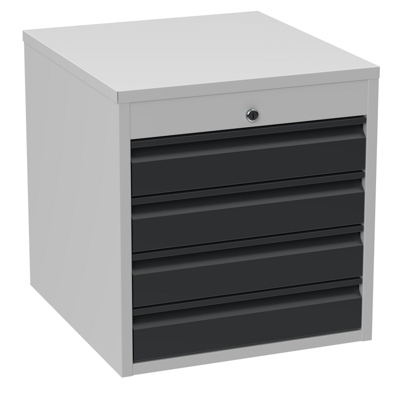 4 Drawer Steel Storage Unit