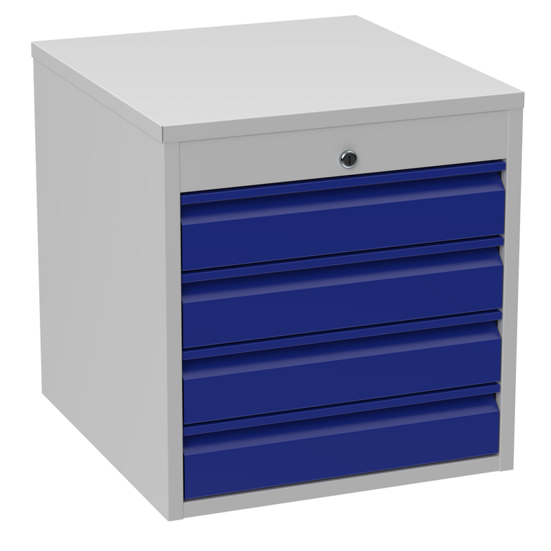 4 Drawer Steel Storage Unit