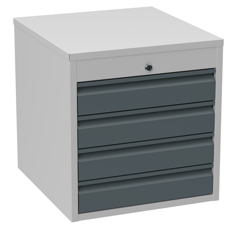 4 Drawer Steel Storage Unit