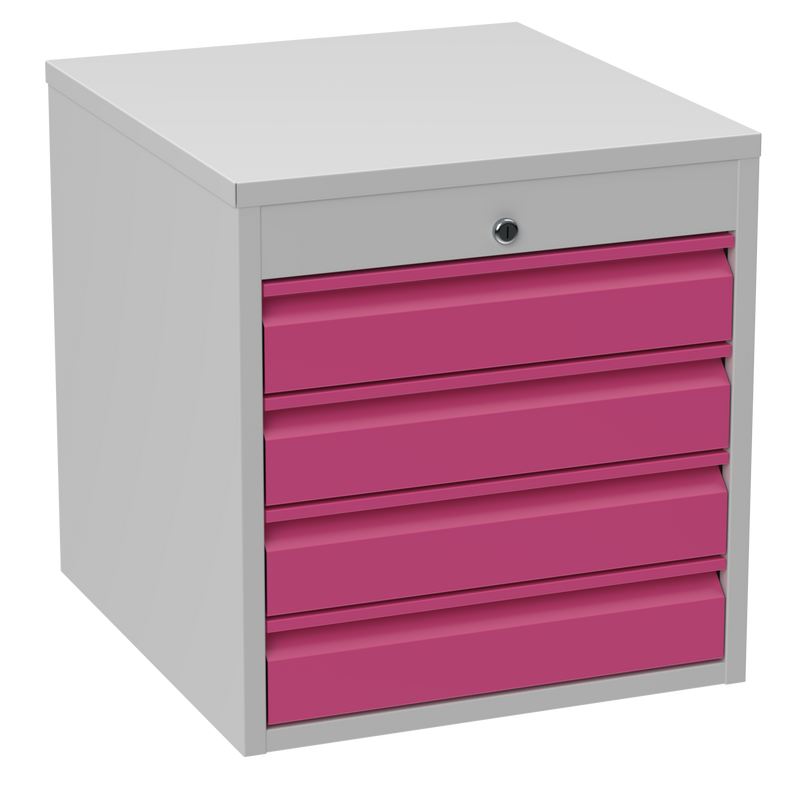 4 Drawer Steel Storage Unit