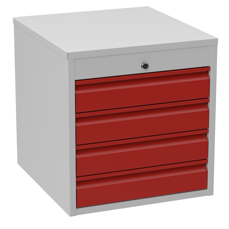 4 Drawer Steel Storage Unit