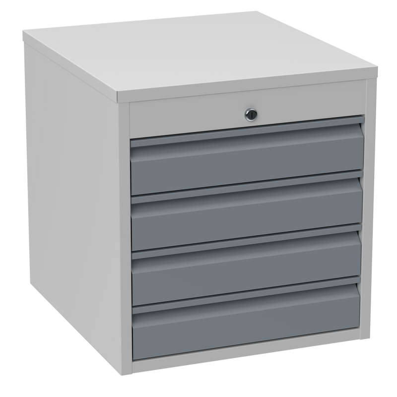 4 Drawer Steel Storage Unit