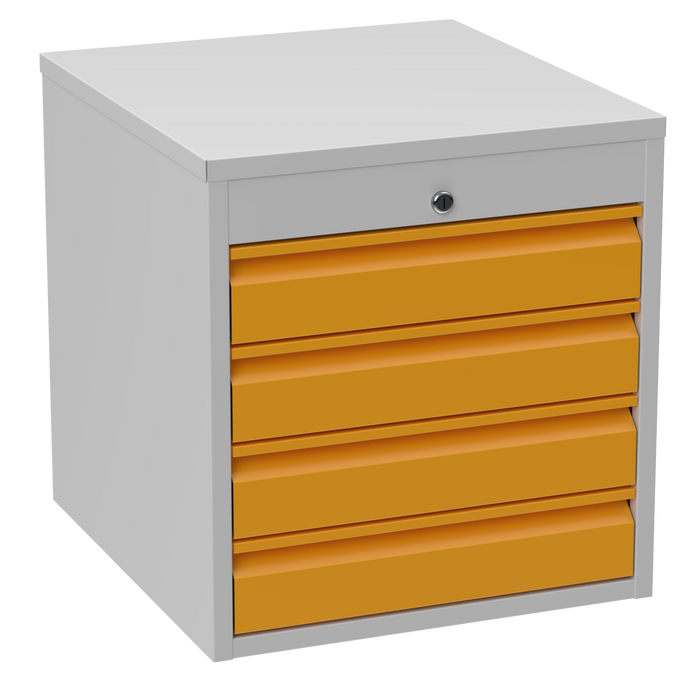 4 Drawer Steel Storage Unit