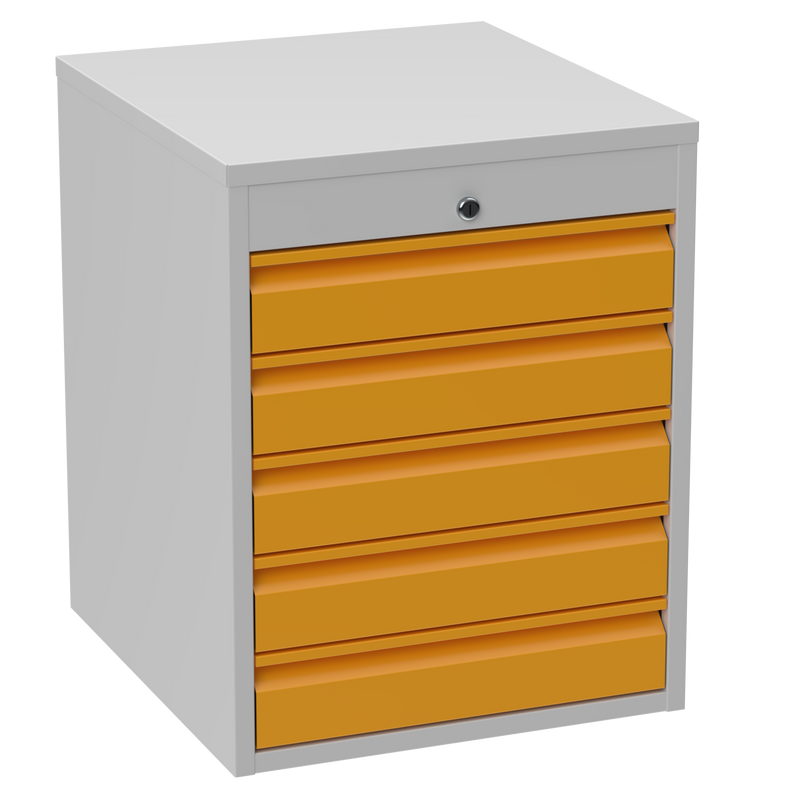 5 Drawer Steel Storage Unit