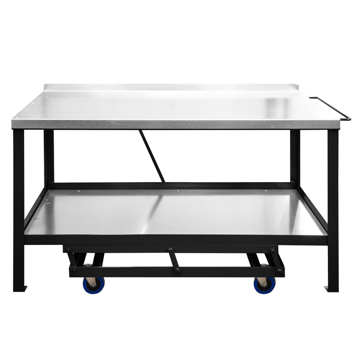 Mobile Workbench With Galvanised Steel Top