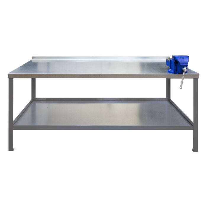 Heavy Duty Workbench with Steel Top