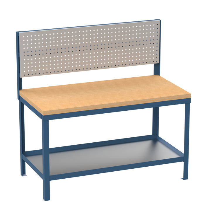 Heavy Duty Workbench | Hard Wood Worktop | Pegboard