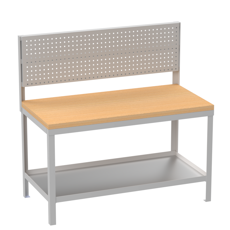 Heavy Duty Workbench | Hard Wood Worktop | Pegboard