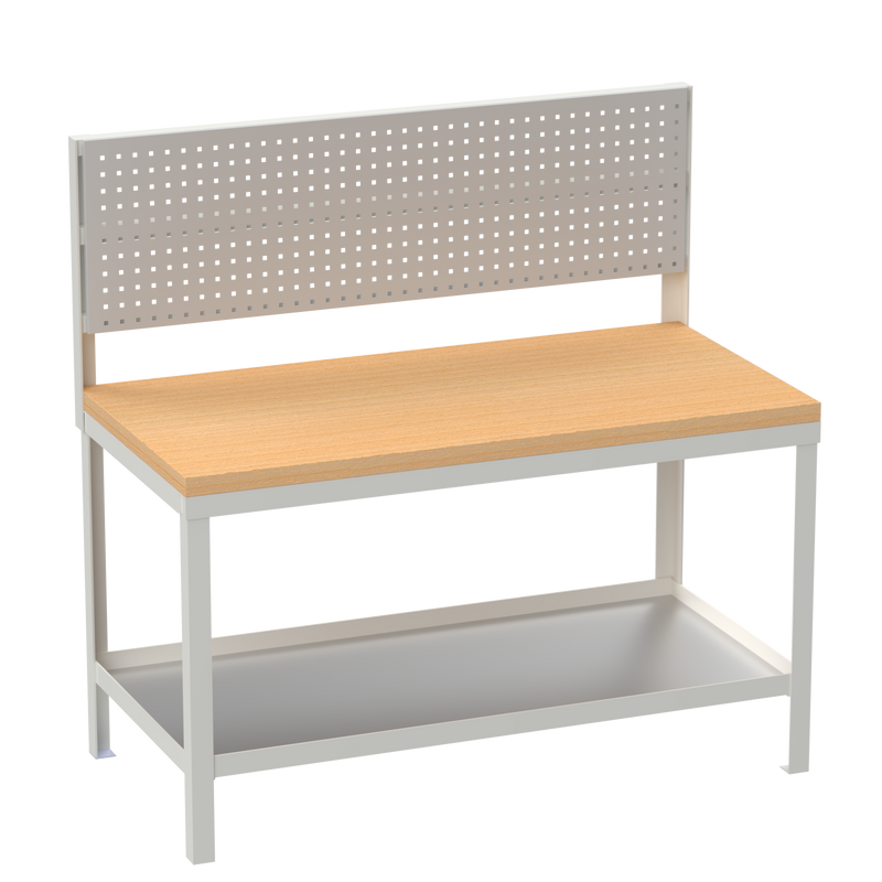 Heavy Duty Workbench | Hard Wood Worktop | Pegboard