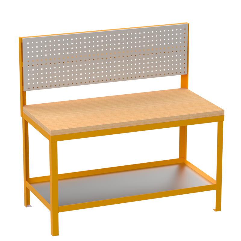 Heavy Duty Workbench | Hard Wood Worktop | Pegboard