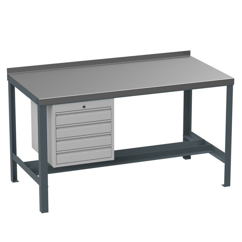 Steel Heavy Duty Workbench | 4 Drawer Tool Storage