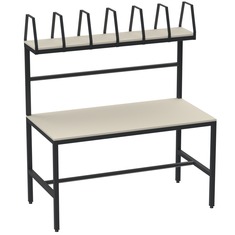 Packing Station | Laminate Overhead Storage