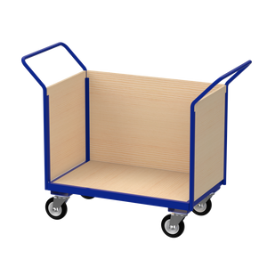 Flatbed Trolley | Enclosed Wooden Panels