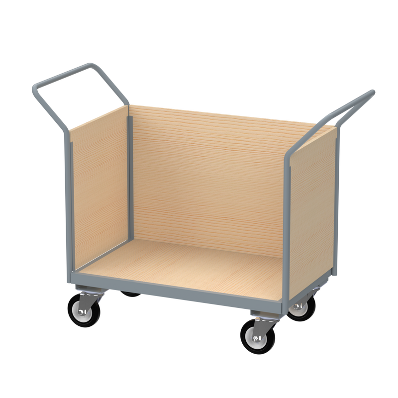 Flatbed Trolley | Enclosed Wooden Panels