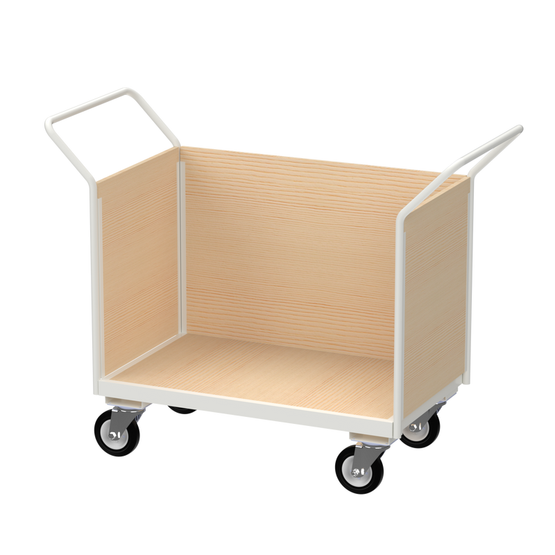 Flatbed Trolley | Enclosed Wooden Panels