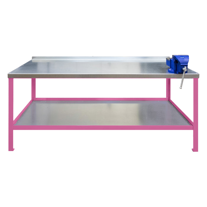 Heavy Duty Workbench with Steel Top