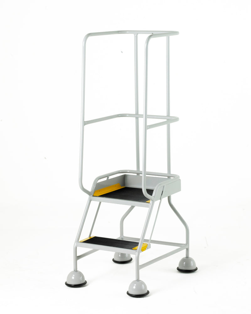 Heavy-Duty 2-Tier Safety Step Platform