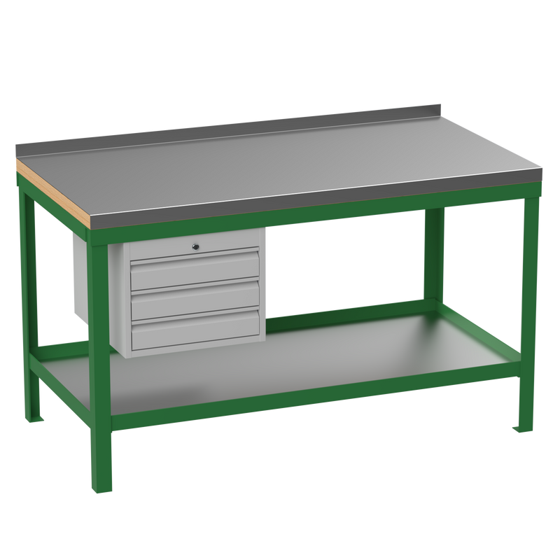 Industrial Super Heavy Duty Workbench | 3 Drawers