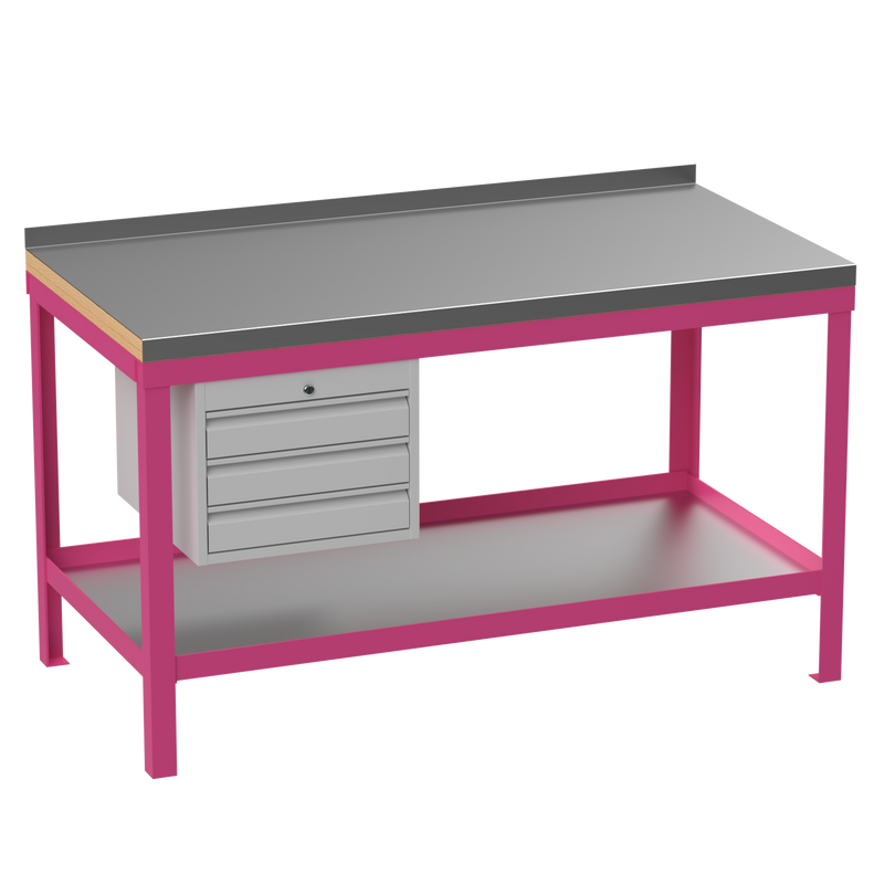 Industrial Super Heavy Duty Workbench | 3 Drawers