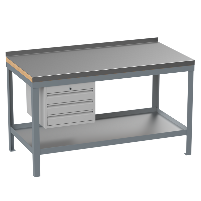 Industrial Super Heavy Duty Workbench | 3 Drawers