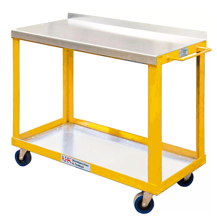 Mobile Table Tool Trolley | Steel Worktop